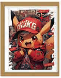 （文创）东韵6寸相框宝可梦52#