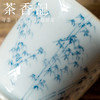 茶香记 仿古青花小高杯品茗杯米竹60ml秀气高挑清雅灵动聚香茶杯 商品缩略图2