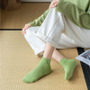 「19.9到手10双！牛油果色系」春夏季新款牛油果刺绣短袜 女日系可爱薄款ins短筒绿色袜子女配饰 商品缩略图2