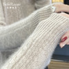 秋冬麻花菱形暗纹半高领打底针织毛衣宽松百搭女款上衣SZ2716 商品缩略图4