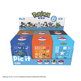 pic it 80片平面拼图 宝可梦系列 全属性系列