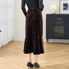 剩S/XL 米思阳2026春季新款优雅气质高级感丝绒鱼尾裙超好看半身裙女3355 商品缩略图2