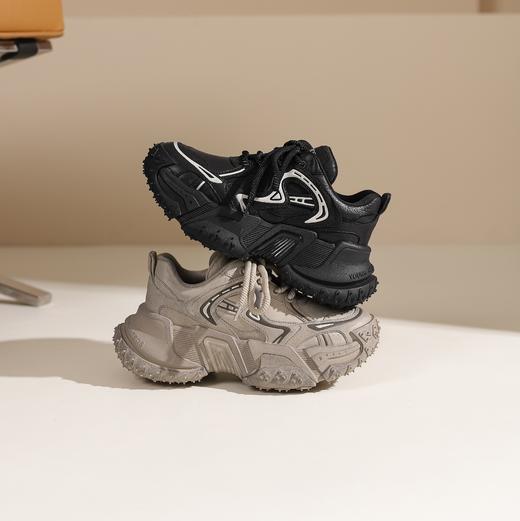 westory2024年秋季新款超轻厚底系带舒适透气老爹鞋W24CM74751 商品图2