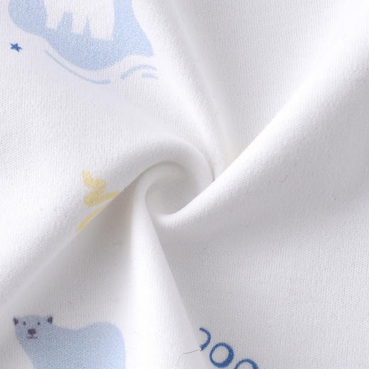 【卡通印花偏襟系带连体衣】宝宝连体衣婴儿衣服全棉新生儿哈衣春秋睡衣长袖爬爬外出服装 商品图2