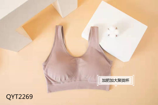 耐尔 莫代尔钢无圈薄罩杯背心式文胸 商品图1