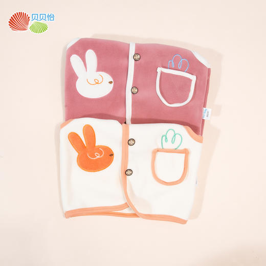 贝贝怡童装儿童双面绒马甲春秋冬内搭外穿奥粒绒保暖上衣男女宝宝ZB3DS003 商品图3