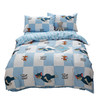 Tom and Jerry 纯棉四件套-蓝白方格LBFG4JT 商品缩略图0