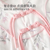 【国潮“飞花似梦”对开连体衣】婴儿连体衣四季款初生女宝宝纯棉哈衣新生儿外出服中国风婴儿衣服 商品缩略图1