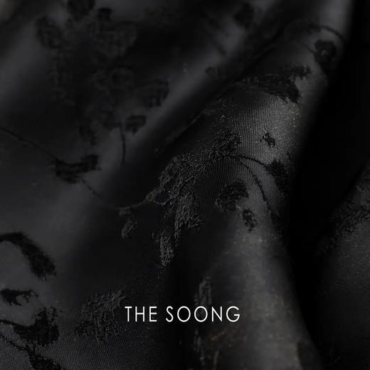 THESOONG|’东方玄妙’中式国风”缎面提花直筒松紧腰休闲裤HWKZ3575 商品图2