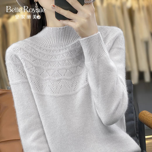 一线成衣秋冬半高领毛衣韩版打底长袖针织衫SZ2721 商品图4