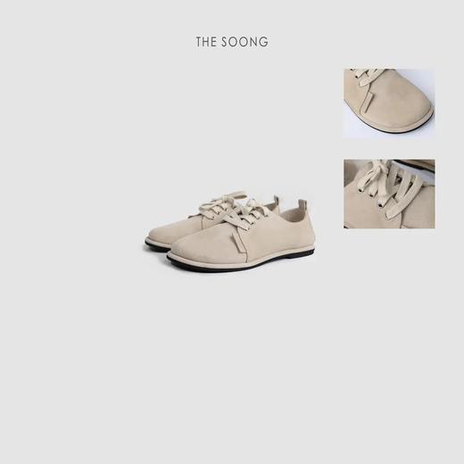 THESOONG | 穿搭万能公式高丝光牛反绒绑带平底鞋HBWCXZ222949 商品图1