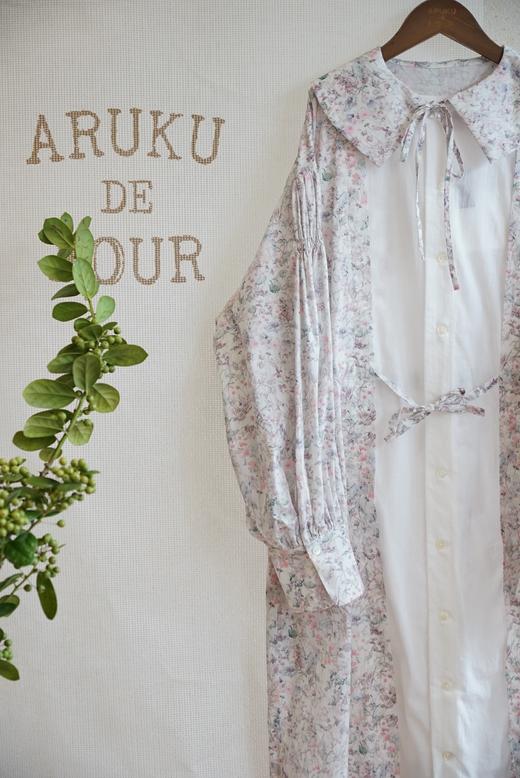 The last flower of the afternoon 开襟斗篷连衣裙#野花 商品图9