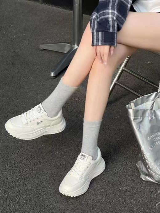森林公主韩版板鞋秋季新款休闲百搭女鞋爆款厚底鞋子运动小白鞋 商品图2