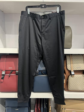 Michael Kors/MK Slim Fit 男士纯色修身束脚休闲裤