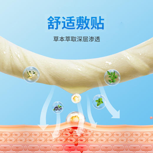 【3盒共60贴】艾草蓝莓眼贴、艾草视力眼贴、叶黄素冷敷眼部贴、20贴/盒 商品图3