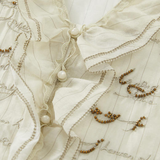 谜底两件套连衣裙长袖2024秋通勤风优雅浪漫长裙配腰带243ML1188 商品图3