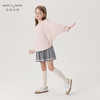 马克珍妮女童蝙蝠袖法式宽松T恤儿童纯棉上衣2024秋装新款241086 商品缩略图1