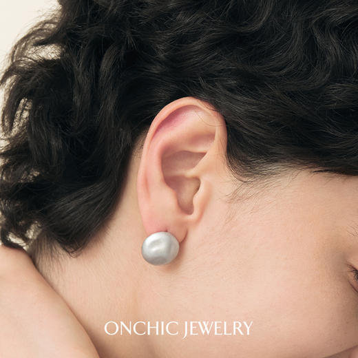 【Onchic】浩瀚星沙耳钉女新款耳环轻奢感925银耳针耳饰气质大气 商品图1