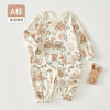 【小鹿棉毛空调蝴蝶衣】婴儿连体衣纯棉春秋款女宝碎花公主四季衣服新生月子服婴幼儿衣服 商品缩略图0
