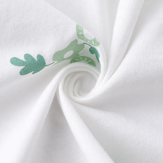 【夏季轻薄花边袖连体衣】a类纯棉女宝宝连体衣婴儿衣服薄睡衣出门服装夏季凉爽短袖爬爬服 商品图2