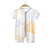 【轻软透气 自在舒适】婴儿薄款连体衣新生儿夏季服装a类短袖宝宝衣服莫代尔空调服婴幼 商品缩略图4