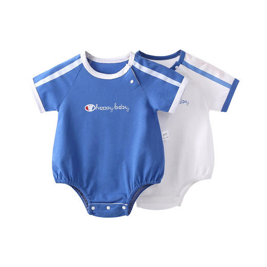 【柔软纯棉印花包屁衣】宝宝衣服包屁衣婴儿连体衣夏季薄款新生儿哈衣全棉睡衣外出服爬服 商品图4