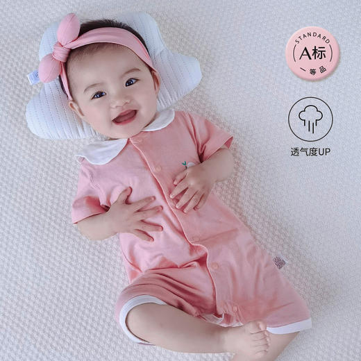 a类宝宝衣服夏季空调服婴儿连体衣新生儿哈衣纯棉睡衣外出爬爬服 商品图1
