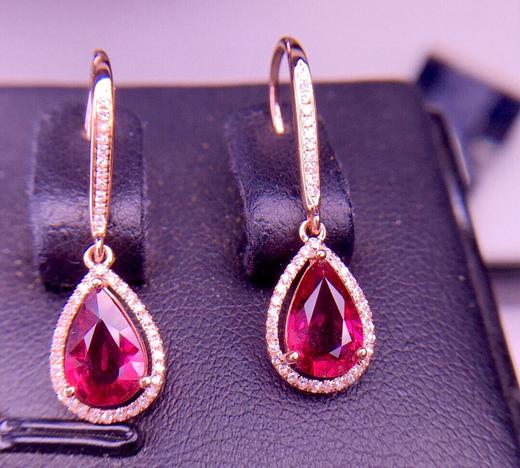 1.85ct 碧玺耳坠 商品图2