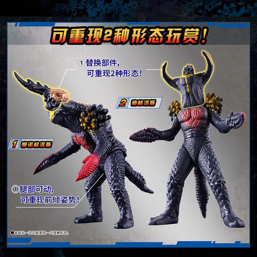 万代 Bandai 奥特怪兽进阶系列 摩诺格洛斯&迪格洛斯BANC24253 商品图2