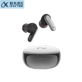 科大讯飞（iFLYTEK）录音降噪会议耳机Nano+ 无线蓝牙耳机 主动降噪 入耳式 超长续航 录音转文字 苹果华为通用
