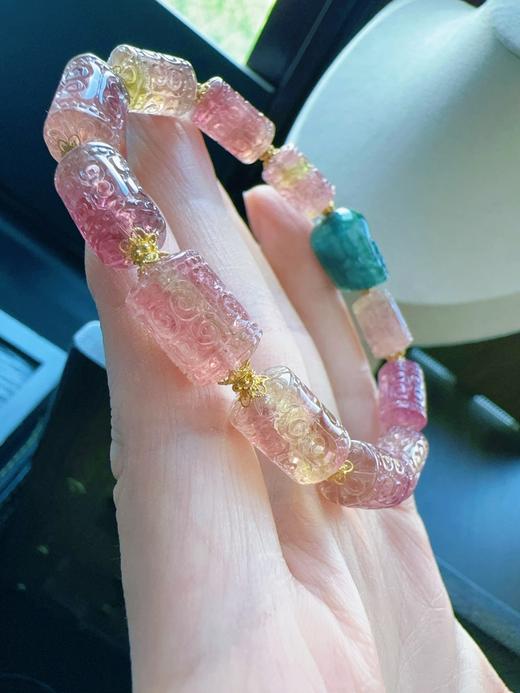 21.8g 雕刻碧玺手链 商品图6