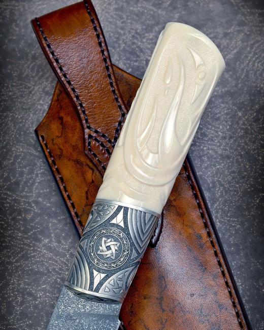 三希堂  现代刀系列  乌兹钢觉醒之刃  未开刃 商品图6