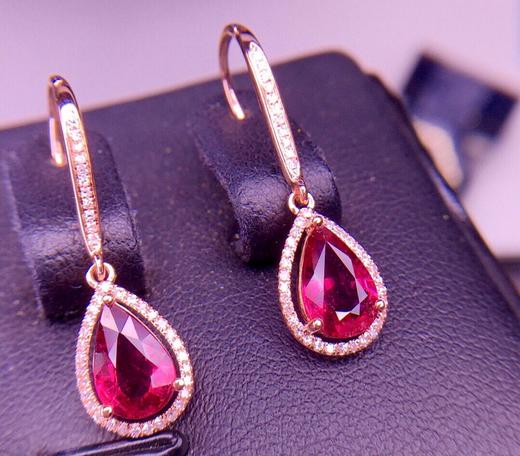 1.85ct 碧玺耳坠 商品图1