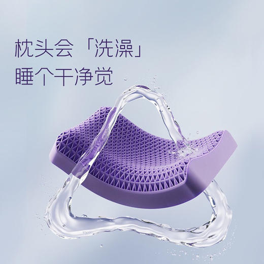 翼眠非乳胶枕舒适睡眠格子枕头芯无压枕透气高低波浪形颈椎枕头经典枕 商品图7