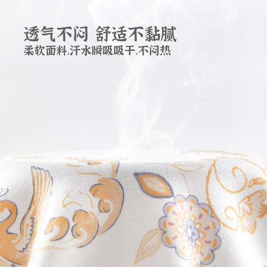【国潮系列“凤鸣华章”偏开连体衣】婴儿连体衣四季款中国风新生儿哈衣纯棉a类满印外出爬服婴儿衣服 商品图3
