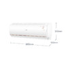 海尔KFR-35GW/B1KTA81U1变频一级能效1.5匹空调智能WIFI挂机壁挂 1.5匹 一级能效 优恋挂机 商品缩略图3