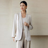 玳莎无领提花微宽松西装女士秋季新款新中式盘扣设计感外套  EC37303 商品缩略图2