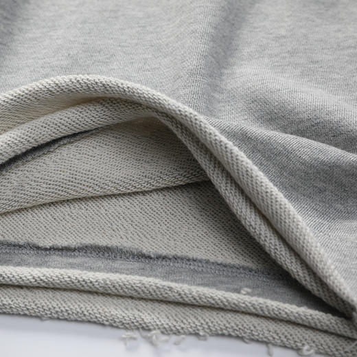 自由基地夏季全棉370克时尚潮流毛边短裤休闲阔腿款（男女同款） MK-05 商品图2