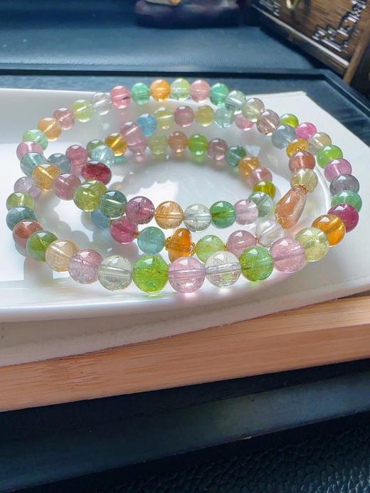 45g 6.7mm 碧玺手链 商品图3