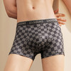 柒牌棋盘格内裤男生2024新款平角裤5A抗菌透气中青年男式四角裤衩	127F70340 商品缩略图1