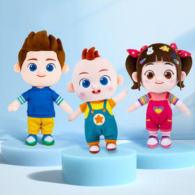 宝宝巴士玩具赳赳jojo玩偶1-3岁 赳赳/哥哥飞飞/姐姐米娅/背带裤JoJo毛绒公仔