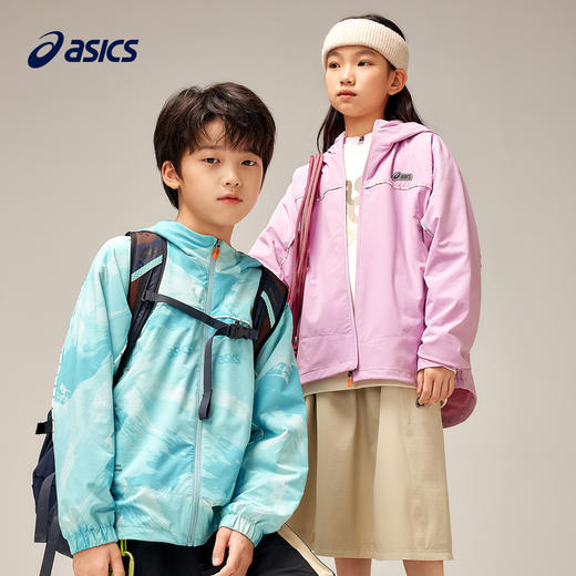 【商城同款】ASICS/亚瑟士童装特氟龙三防外套吸湿速干户外夹克新 商品图0