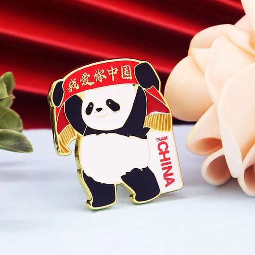 【正版授权】中国国家队·加油/我爱你中国纪念徽章（明星同款）·金属徽章 商品图3