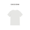 COCO ZONE 100棉字母T恤简约圆领百搭短袖上衣CC1B1348 商品缩略图1
