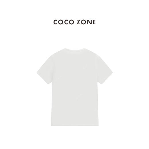 COCO ZONE 100棉字母T恤简约圆领百搭短袖上衣CC1B1348 商品图1