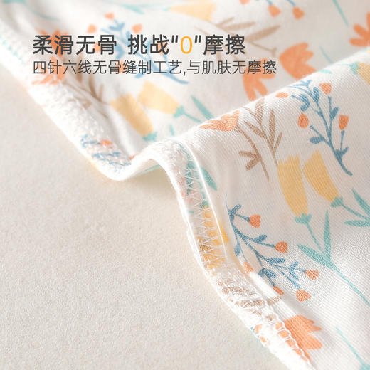 【小香花园系列连体哈衣】婴儿夏季衣服a类连体衣薄款夏装纯棉服装女宝宝长袖婴童装公主风 商品图3
