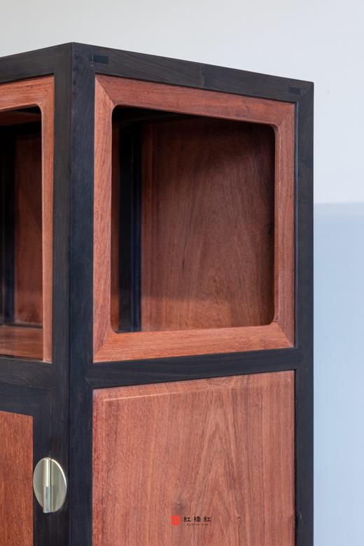 红桥红  家具严选  缅甸花梨(大果紫檀）  【紫光檀 125小号素面 万历柜】 商品图5