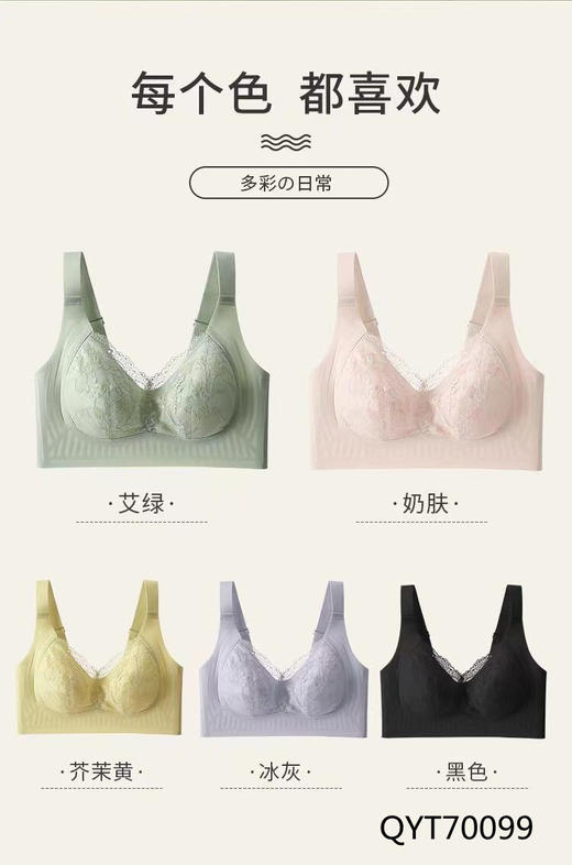 耐尔 裸感果冻条软支撑调整无痕文胸 商品图1