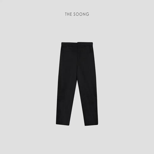 【不退不换】THESOONG|"城市漫步"中腰侧松紧筋骨感速干小烟管休闲裤HWKZ3904 商品图2