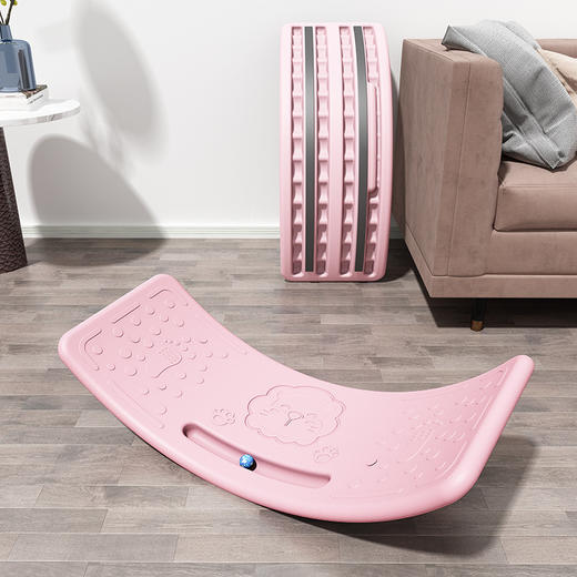 【幼儿园推荐！跷跷板感统训练器】跷跷板儿童室内聪明板平衡板，促进身体协调锻炼平衡能力，感统训练器材家用专注力弯曲板玩具 商品图12